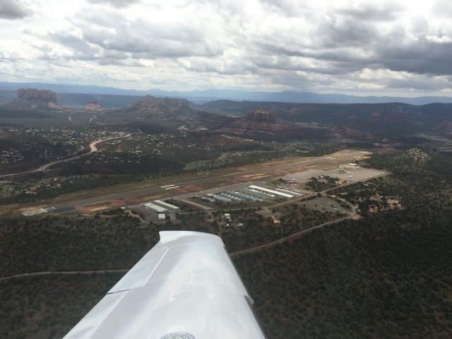 KSEZ Sedona Airport Aerial View