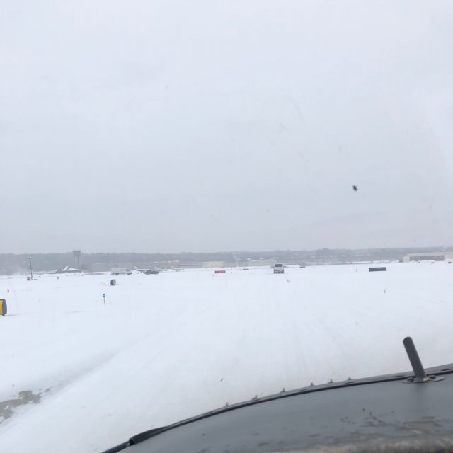 KSTP Ramp - Maybe I need a snow machine instead of an airplane.